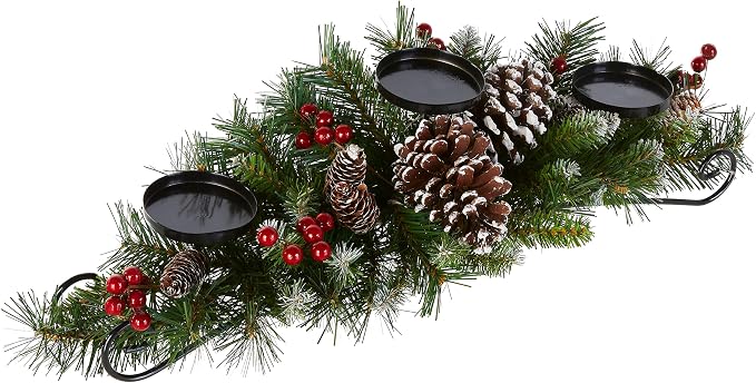 30in Unlit Frosted Berry Christmas Centerpiece