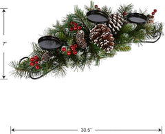 30in Unlit Frosted Berry Christmas Centerpiece