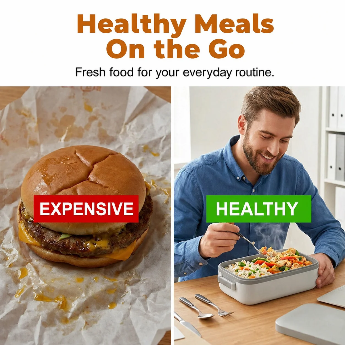 ⚡ Portable electric lunch box with self-heating 🔋🌡️