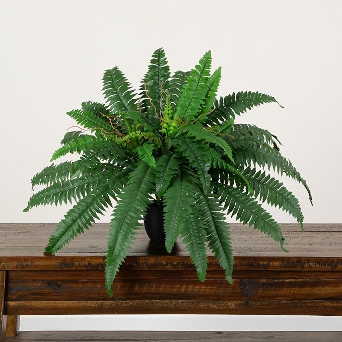 ForgeNest Supply 25.2" Faux Boston Fern