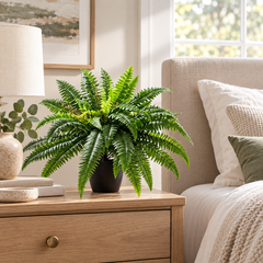 ForgeNest Supply 25.2" Faux Boston Fern