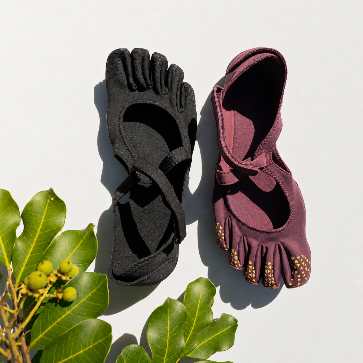 Classic FiveFingers Ballet Flats, Split Toe Design,Breathable Barefoot Comfort