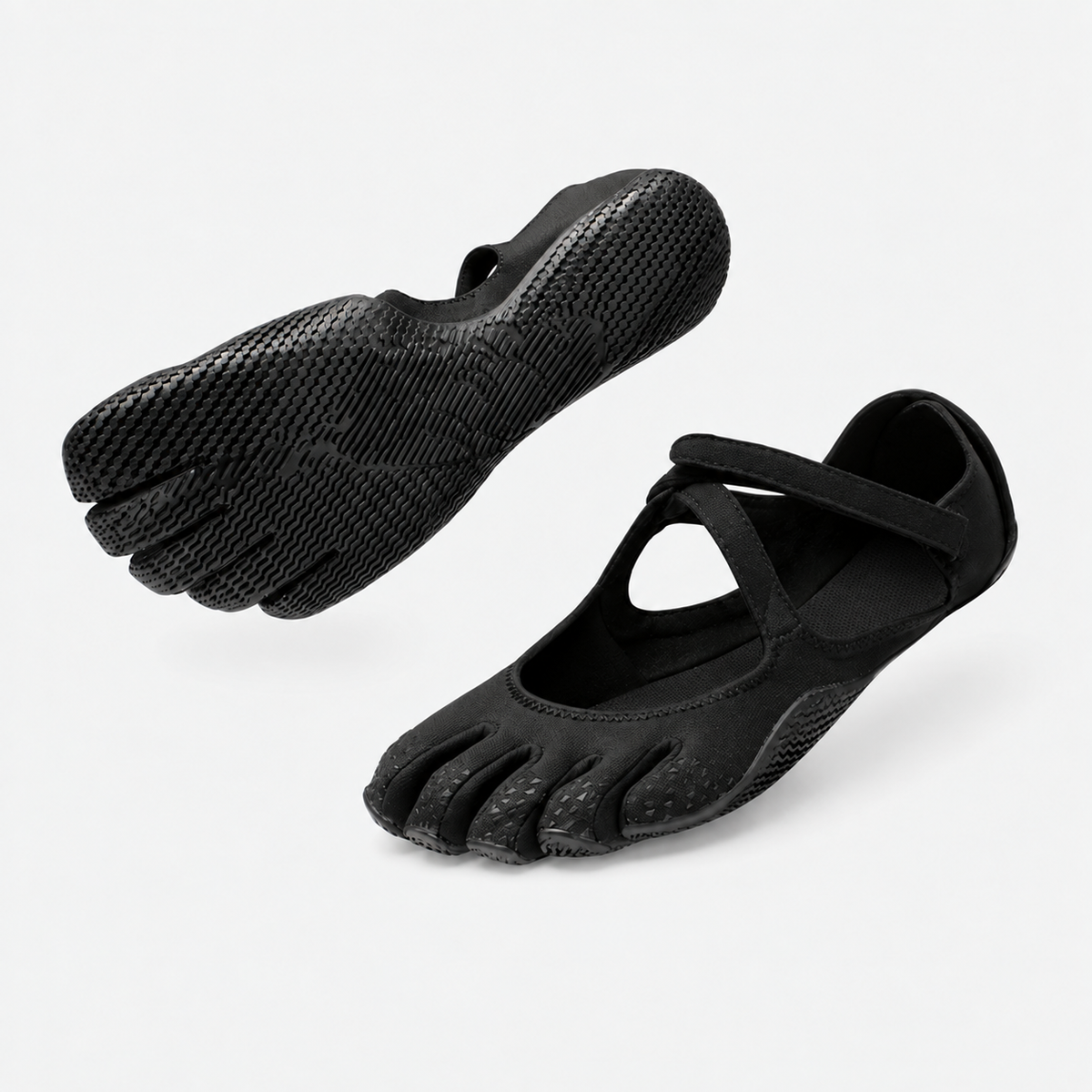 Classic FiveFingers Ballet Flats, Split Toe Design,Breathable Barefoot Comfort